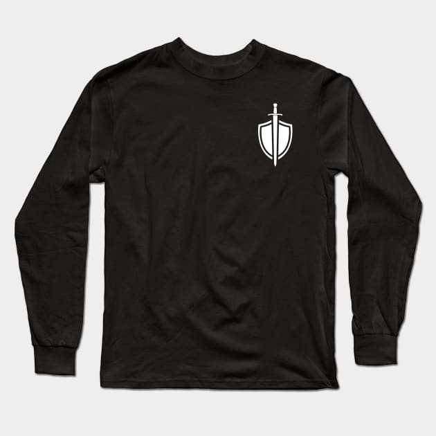 Fighter (Minimalist Class) (Dark Colors) Long Sleeve T-Shirt by NerdWordApparel